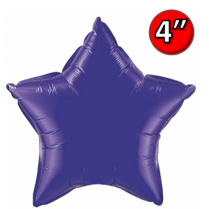 Foil Star 4" Quartz Purple / Air Fill (Non-Pkgd.), QF04SP22856 (0) <10 Pcs/ 包>