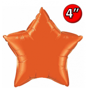 Foil Star 4" Orange / Air Fill (Non-Pkgd.), QF04SP24690 (0) <10 Pcs/包>