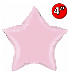 Foil Star 4" Pearl Pink / Air Fill (Non-Pkgd.), QF04SP54571 (0) <10 Pcs/包>