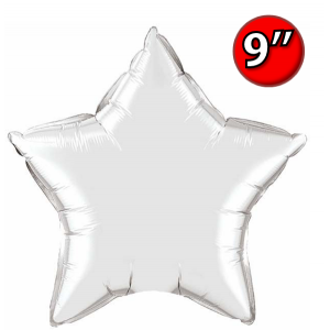 Foil Star 9" Silver / Air Fill (Non-Pkgd.), QF09SP22466 (0) <10 Pcs/包>