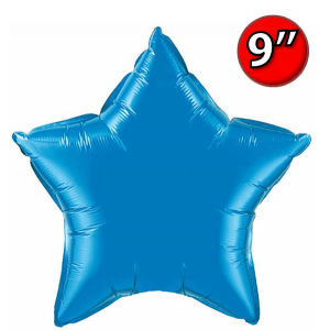 Foil Star 9" Sapphire Blue / Air Fill (Non-Pkgd.), QF09SP24131 (0) <10 Pcs/包>