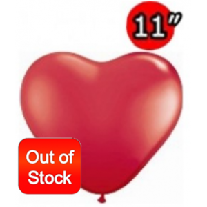 Heart 11" Std Red , QL11HS43730 (2) (Out of Stock) /Q10