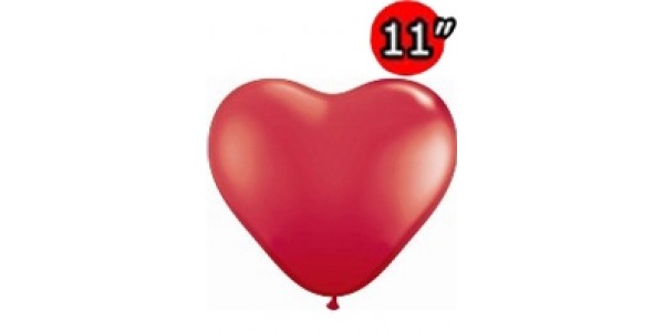 Heart 11" Std Red , QL11HS43730 (3) _322 /Q10
