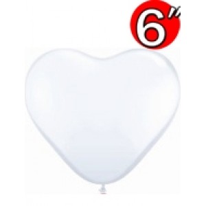 Heart 6" Std White , QL06HS43651 (1) _322 /Q10