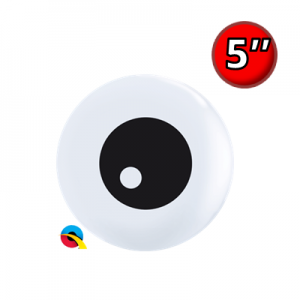 5" Friendly Eyeball / TopPrint (LBB) - White , QL05RI60299 (0)