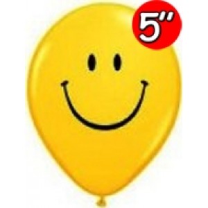 5" Smile Face (UI) - Yellow (100ct), QL05RI39270 (2)