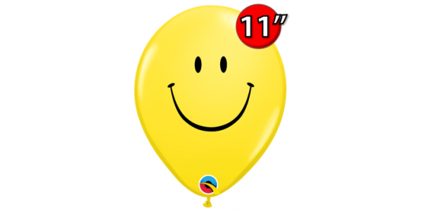 11" Smile Face / 1-side (LBL)  - Yellow (50ct) _316 , QL11RI85986 (3)