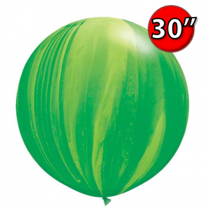 30" SuperAgate - Green Rainbow (2 ct), QL30RAG63757 (0)