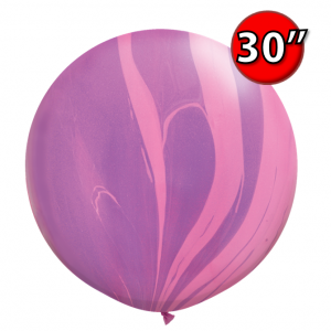 30" SuperAgate - Pink Violet Rainbow (2 ct), QL30RAG63758 (0)