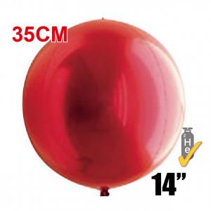 SAG - Red 4/B Balloon 14" (35cm) / Helium (non-pkgd.), SAG-F2311