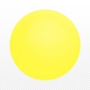 SAG - PVC Ball  9 cm (4") Light Yellow , *SAG-D6112