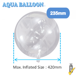 Aqua Balloon Round 235mm (Non-Pkgd. / 5ct), TK-AQ-R320011