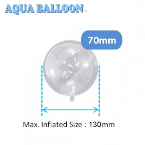 Aqua Balloon Round 70mm / Air (Non-Pkgd. / 10ct), TK-AQ-R320013