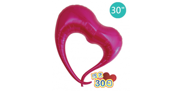 Ibrex Elegant Heart 30" 優雅心形 Metallic Magenta (Non-Pkgd.), TKF30EHP317110 