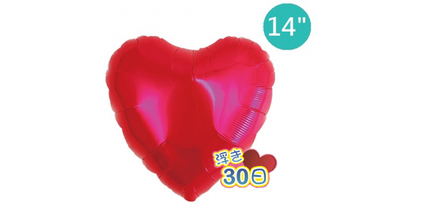 Ibrex Heart 14" 心形 Metallic Red (Non-Pkgd.), TKF14HP313101 _220  