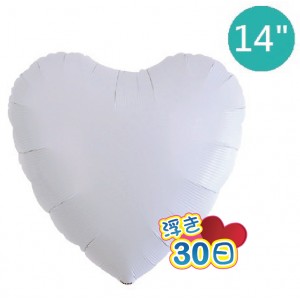 Ibrex Heart 14" 心形 White (Non-Pkgd.), TKF14HP211203