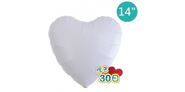 Ibrex Heart 14" 心形 White (Non-Pkgd.), TKF14HP211203 _210   