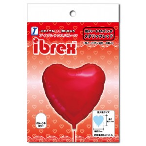 ibrex Heart 14" 心形 Metallic Red (pkgd.) , TKF14HP333101PK