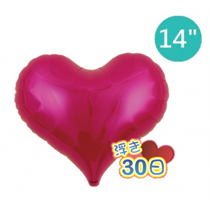 Ibrex Jelly Heart 14" 果凍心形 Metallic Magenta (Non-Pkgd.), TKF14JHP313310 _220 