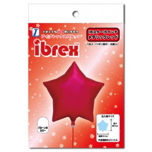 ibrex Star 15" 星形 Metallic Red (pkgd.) , TKF15SP333201PK