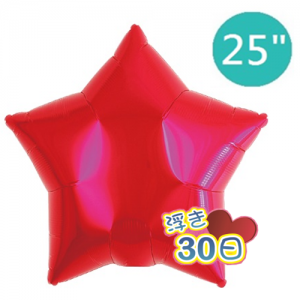 Ibrex Star 25" 星形 Metallic Red (Non-Pkgd.), TKF25SP317701 