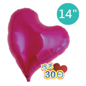 Ibrex Sweet Heart 14" 甜心形 Metallic Magenta (Non-Pkgd.), TKF14SHP317010 