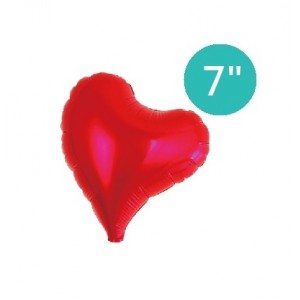 ibrex Sweet Heart  7" (mini) 甜心形 Metallic Red , *TKF07SHP910601 <Air #A>