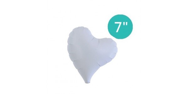 ibrex Sweet Heart  7" (mini) 甜心形 White , TKF07SHP910603 <Air #A>