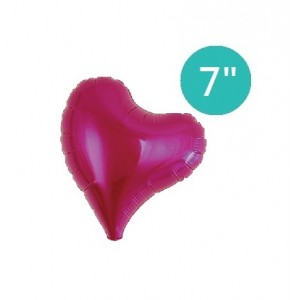 ibrex Sweet Heart  7" (mini) 甜心形 Metallic Magenta , TKF07SHP910610  <Air #A>