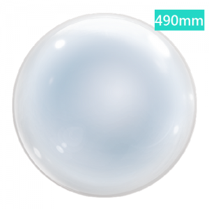 T-Balloon Round-Clear 490mm / Helium (10ct) , TK-TB-RC400107