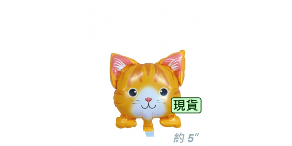 Yokohama - 5" Mini Cat Head 迷你小貓頭 - 橙色貓 (Orange) / Air (Non-Pkgd.), YKH-MC376699 (2) 