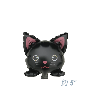 Yokohama - 5" Mini Cat Head 迷你小貓頭 - 黑色貓 (Black) / Air (Non-Pkgd.), YKH-MC375784 (4) 
