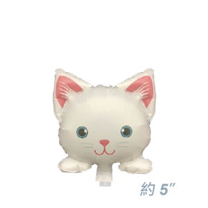 Yokohama - 5" Mini Cat Head 迷你小貓頭 - 白色貓 (White) / Air (Non-Pkgd.), YKH-MC375791 (4) 