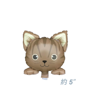 Yokohama - 5" Mini Cat Head 迷你小貓頭 -紅色虎紋貓 (Red Tabby) / Air (Non-Pkgd.), YKH-MC376101 (4) 