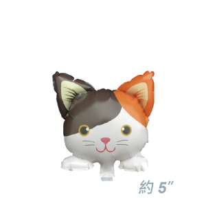Yokohama - 5" Mini Cat Head 迷你小貓頭- 三色貓 ( Calico ) / Air (Non-Pkgd.), YKH-MC375838 (2) 
