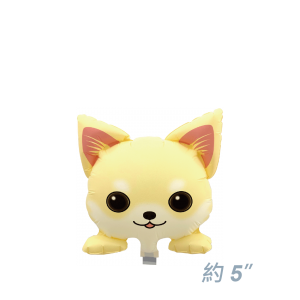 Yokohama - 5" Mini Dog Head 迷你小狗頭 - 奶黃色芝華華 (Cream Chihuahua) / Air (Non-Pkgd.), YKH-MD376217 (4)  