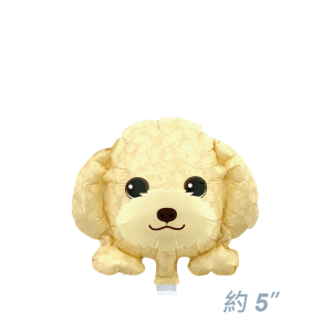 Yokohama - 5" Mini Dog Head 迷你小狗頭 - 奶黃色貴婦犬  (Cream Poodle) / Air (Non-Pkgd.), YKH-MD376460 (4)  