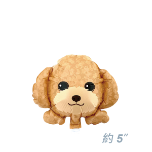 Yokohama - 5" Mini Dog Head 迷你小狗頭 - 杏色貴婦犬  (Apricot Poodle) / Air (Non-Pkgd.), YKH-MD376477 (4) 