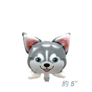 Yokohama - 5" Mini Dog Head 迷你小狗頭 - 西伯利亞雪橇 (Siberian Husky) / Air (Non-Pkgd.), YKH-MD377450 (4) 